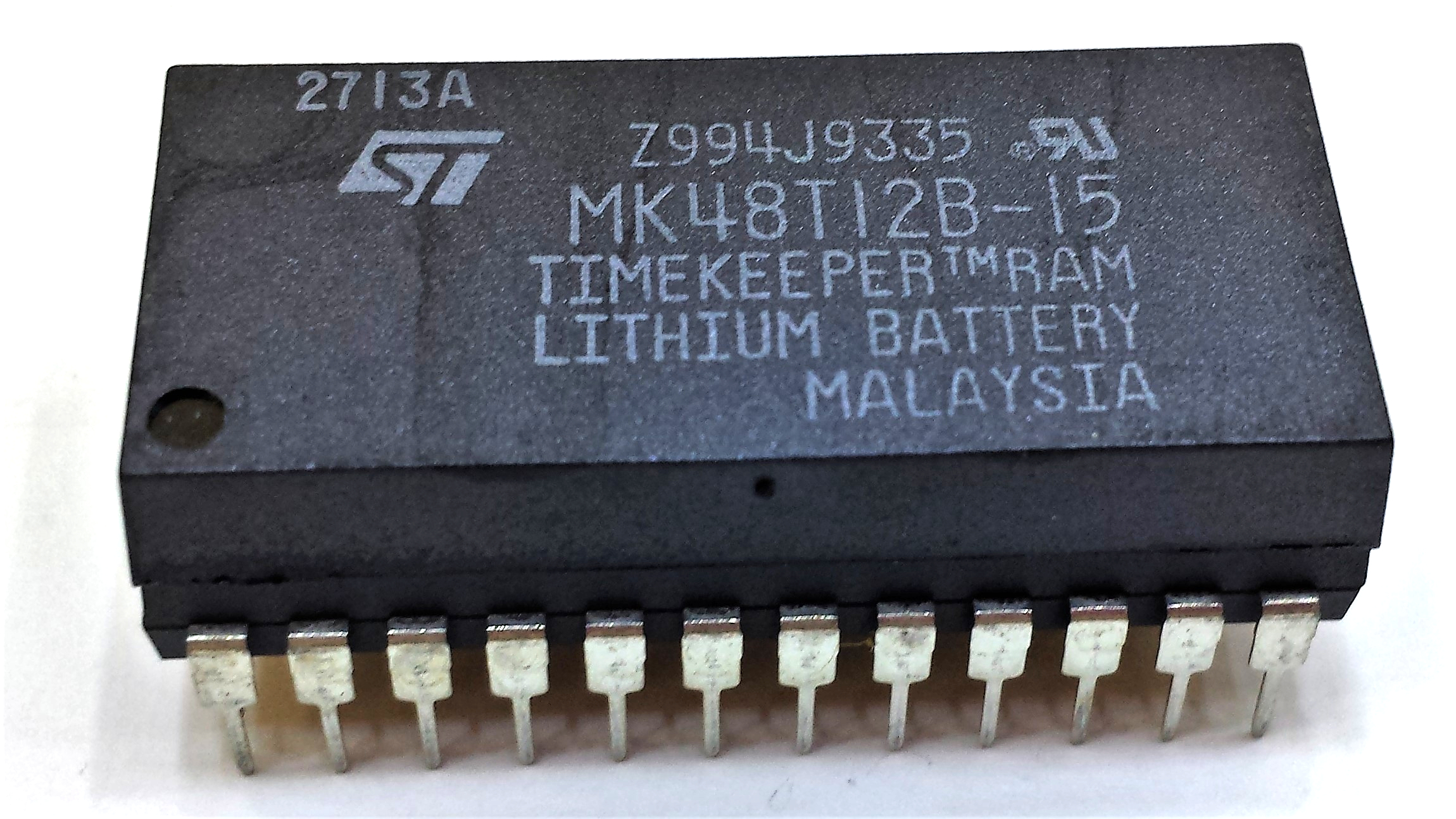 1Stück//1 piece MK48T12B20 200ns TIMEKEEPER SRAM 16Kb 2Kb x 8 M48T12 DS1642 NEW *